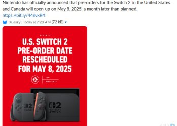 Switch 2 Pre-Orders Remain Unchanged: Not Rescheduled for May 8 – News